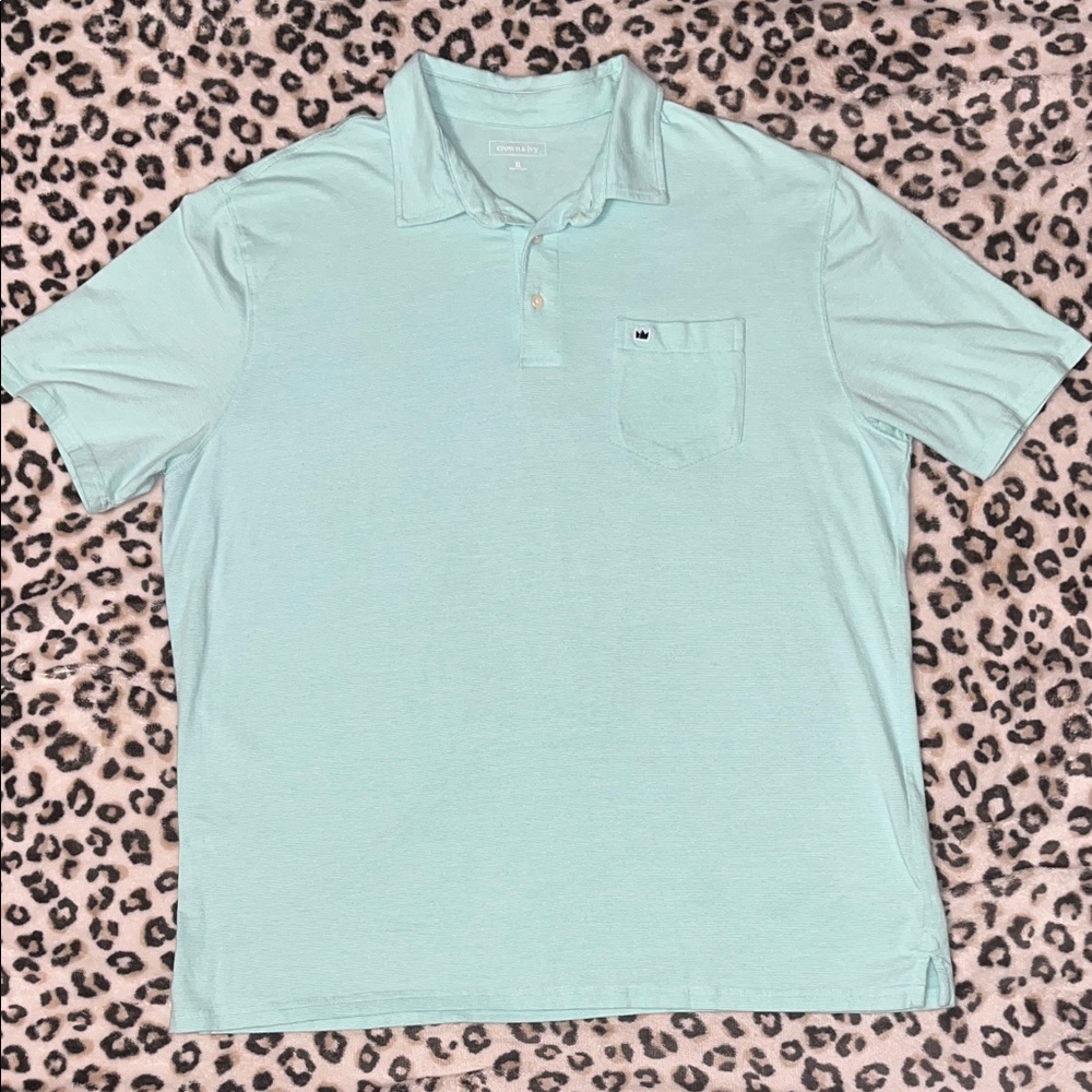 Crown & Ivy Mint Green Polo Shirt